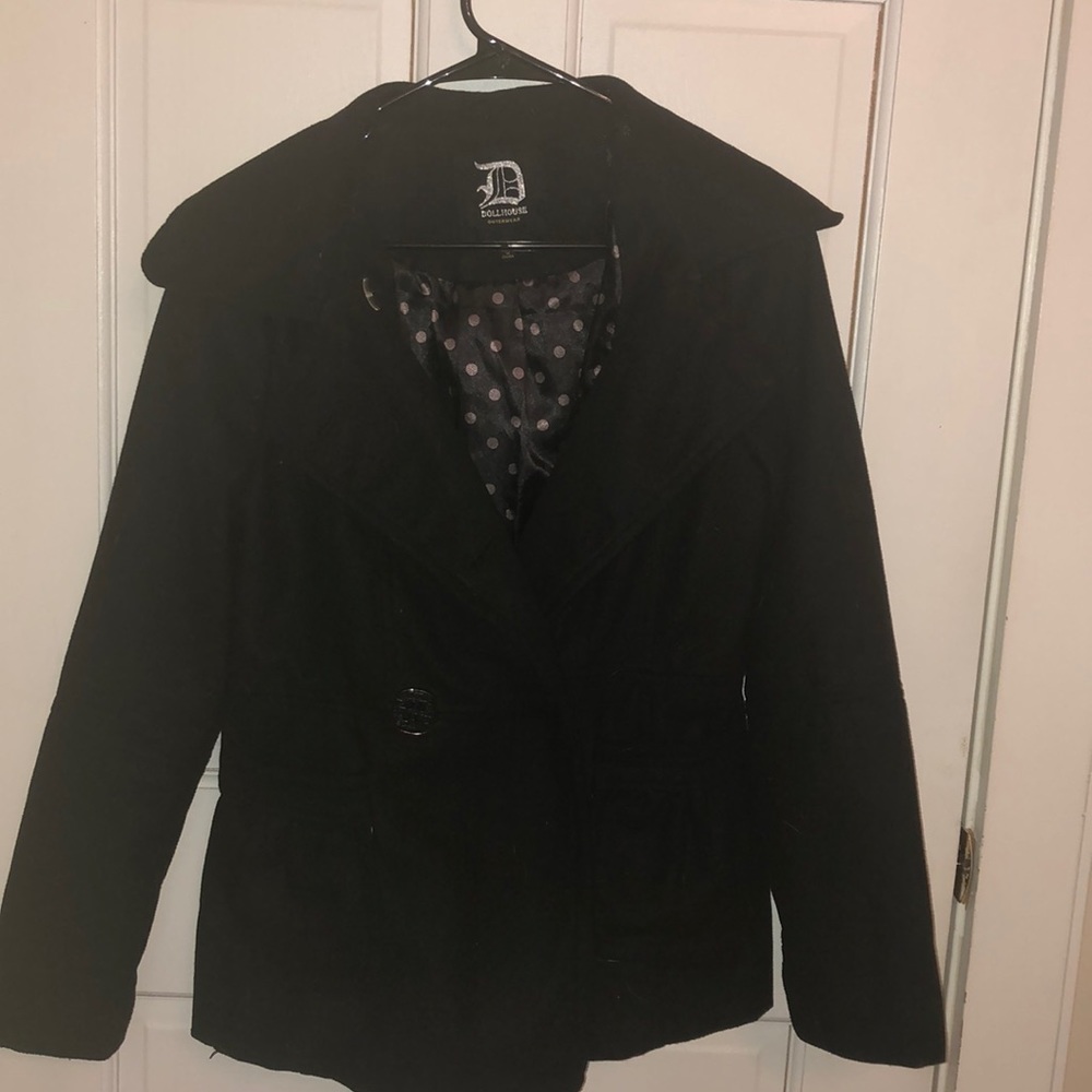 Women’s Black Pea coat